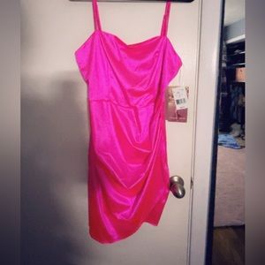 Neon Pink Juniors Dress